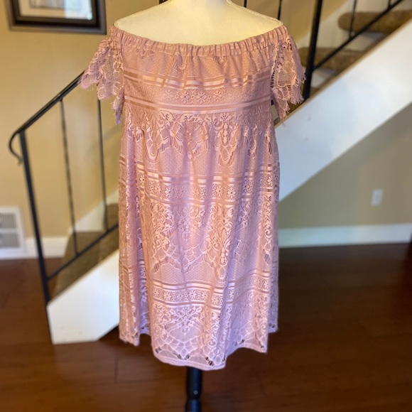 📍Fire Los Angeles Off The Shoulder Dress Size Med - Picture 1 of 3